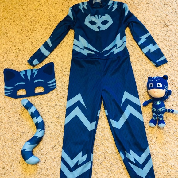 Other - PJ MASKS CATBOY COSTUME 4-6 & CATBOY BEAN PLUSH Other - PJ MASKS CATBOY COSTUME 4-6 & CATBOY BEAN PLUSH